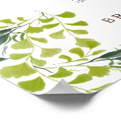 フェーンペッパー離れの木の結婚座席のチャート ポスター (角)