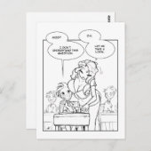 フェーヴ先生 ポストカード (正面/裏面)