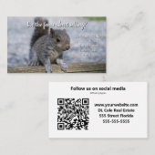 フェ実在ンス紹介カードの評価に関する資産 名刺 (正面/裏面)