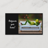 フェ実在ンス紹介カードの評価に関する資産 名刺 (正面)