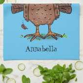 フエおもしろいマンガの茶色の農業用トルコ キッチンタオル (折り畳み)