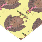 フエおもしろいマンガの茶色の農業用トルコ ショートテーブルランナー (コーナー)