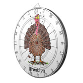 フエおもしろいマンガの茶色の農業用トルコ ダーツボード (正面右)