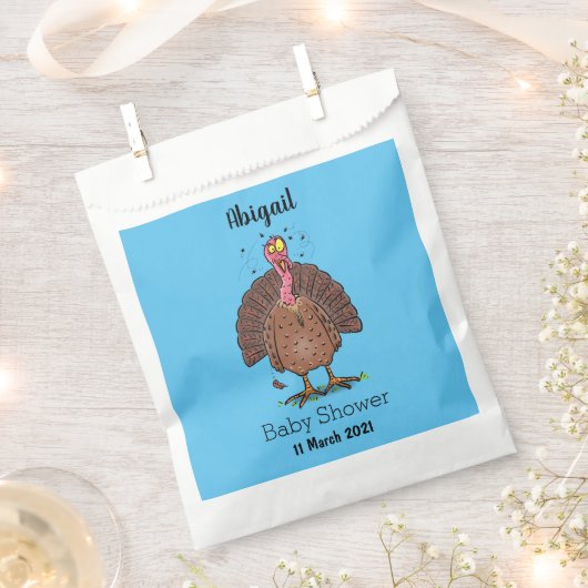 フエおもしろいマンガの茶色の農業用トルコ フェイバーバッグ (クリップ留めされた状態)