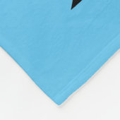 フエおもしろいマンガの茶色の農業用トルコ フリースブランケット (角)