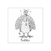 フエおもしろいマンガの茶色の農業用トルコ ラバースタンプ (インプリント)