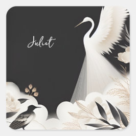 フエア アジアンスカイ クラウド カエル ファン ブライズシャワー スクエアシール