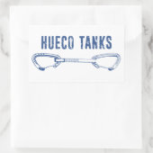 フエコタンク登山クイックドロー 長方形シール (バッグ)