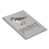 フエチドリの鳥を保護して下さい ノートブック (右側)