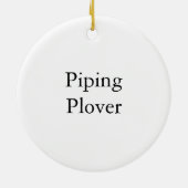 フエチドリ、ジョンAudubon セラミックオーナメント (裏面)