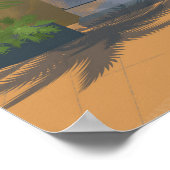 フエベトナムヴィンテージ旅行ポスター ポスター (角)