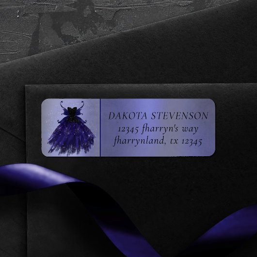 フエボスゴティコスインディゴウン | ディレクト実在ンプル ラベル