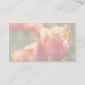 フエリーオレンジフリンジドチューリップ 名刺 (裏面)