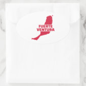 フエルテベンツラ島 楕円形シール (バッグ)