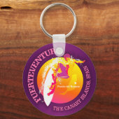 フエルテベントゥラ波 キーホルダー (正面)