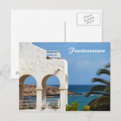 フエルテベントゥーラ島沿岸の旅の芸術 ポストカード (正面/裏面)