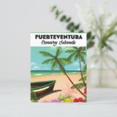 フエルテベントゥーラ カナリア諸島 休暇 ポストカード (スタンド正面)
