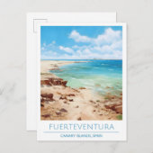 フエルテヴェンチュラカナリア諸島スペイン旅行 ポストカード (正面/裏面)