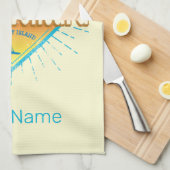 フエルテヴェンチュラサーファーカナリア諸島ヴィンテージ キッチンタオル (四つ折り)