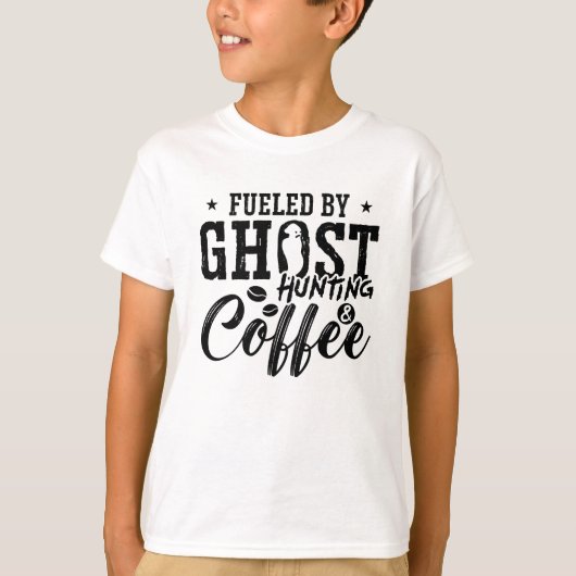 フエルド幽霊狩りコーヒー幽霊ハンター狩り Tシャツ (正面)