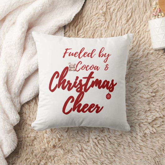 フエルバイココア&クリスマス応援 – コージーホリデー クッション (ブランケット)