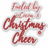 フエルバイココア&クリスマス応援 – コージーホリデー シール (正面)