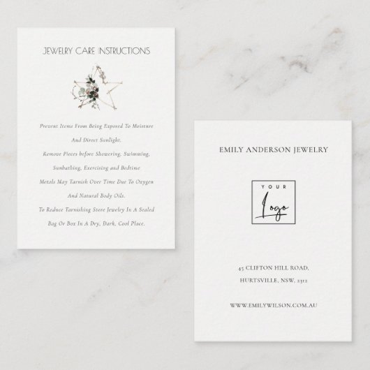 フエレガントィージスターリースフェスティバル 名刺 (正面/裏面)