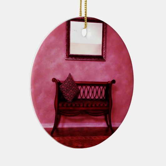 フエレガントォイヤーセットシート鏡内装デザイン セラミックオーナメント (右)