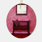 フエレガントォイヤーセットシート鏡内装デザイン セラミックオーナメント (左)