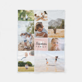 フエレガントォトコラージュ フリースブランケット