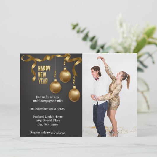 フエレガントォトニューイブパーティー 招待状 (スタンド正面)