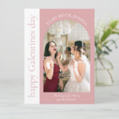 フエレガント最高のレンズGalentines day Bestie写真 シーズンカード (スタンド正面)