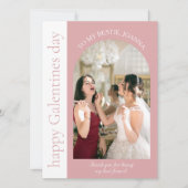 フエレガント最高のレンズGalentines day Bestie写真 シーズンカード (正面)