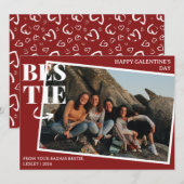 フエレガント最高のレンドズ・ガレンティンの日のベスティー写真 シーズンカード (正面/裏面)