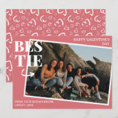 フエレガント最高のレンドズ・ガレンティンの日のベスティー写真 シーズンカード (正面/裏面)