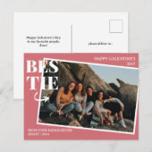 フエレガント最高のレンドズ・ガレンティンの日のベスティー写真 シーズンポストカード (正面/裏面)