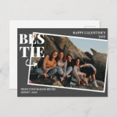 フエレガント最高のレンドズ・ガレンティンの日のベスティー写真 シーズンポストカード (正面/裏面)