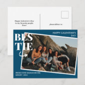 フエレガント最高のレンドズ・ガレンティンの日のベスティー写真 シーズンポストカード (正面/裏面)