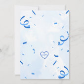 フォアナド ブルートルネード 4歳の誕生日 招待状 (裏面)