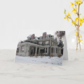 「フォアポウズ・レストラン」 クリスマスカード カード (黄色い花)