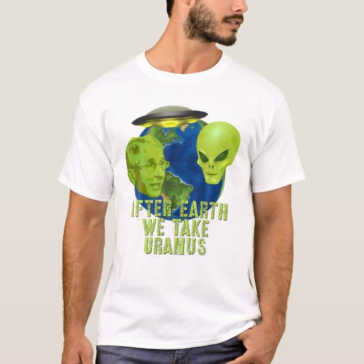 フォイエイリアンUFO宇宙保守おもしろいアリ Tシャツ (正面)
