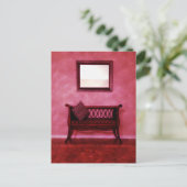 フォイエエレガントセットシート鏡インテリアデザイン ポストカード (スタンド正面)