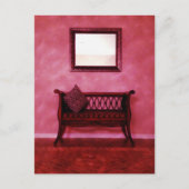 フォイエエレガントセットシート鏡インテリアデザイン ポストカード (正面)