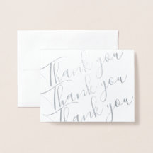 フォイルありがとうございますノートカード