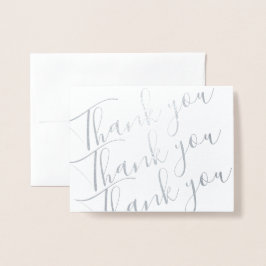 フォイルありがとうございますノートカード 箔カード