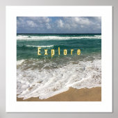 フォイルの探索プリント 箔ポスター (正面)