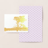 フォイルの木の影 箔カード (ディスプレー)