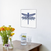 フォイルアクセント付きトンボ&パーソナライゼーションプリント 箔ポスター (レイダウン (キッチン))