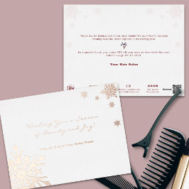 フォイルアクセント美しい&ジョイホリデーカードのシーズン 箔シーズンポストカード