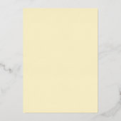 フォイルアールヌーボーアーチフォイル招待状 箔招待状 (裏面)